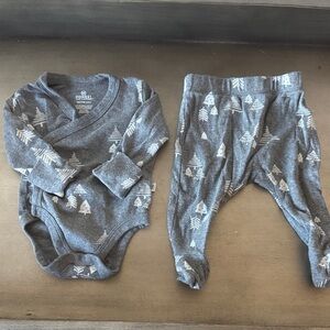 Organic Newborn Neutral Matching Set